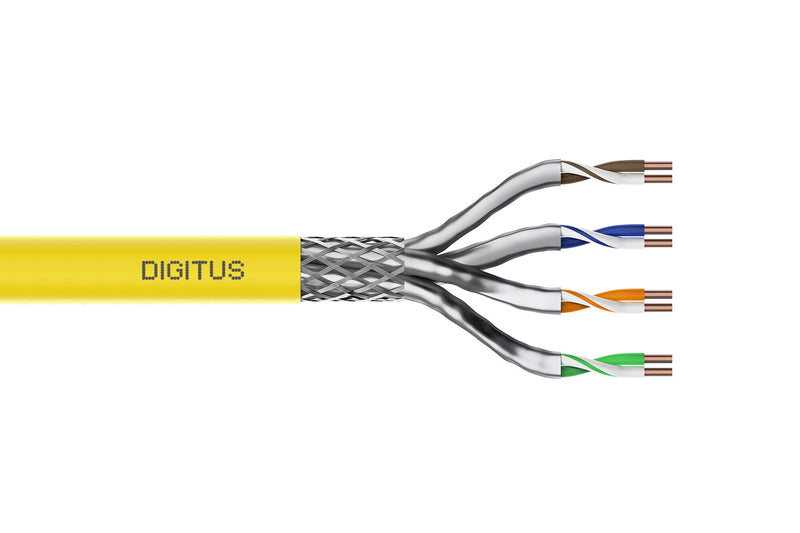 Digitus DK-1744-A-VH-5 netværkskabel Gul 500 m Cat7a S/FTP (S-STP)