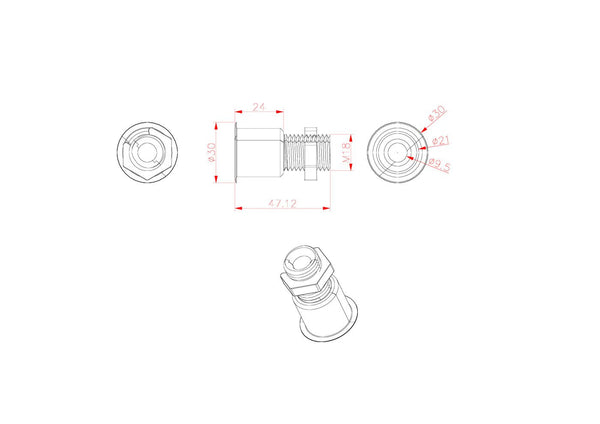 Vivolink VLDG24-B kabelorganisator Sort