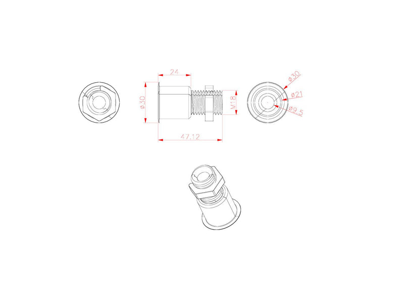 Vivolink VLDG24-B kabelorganisator Sort