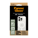 PanzerGlass ® HardCase Transparent m. Hvid MagSafe iPhone 16 Pro