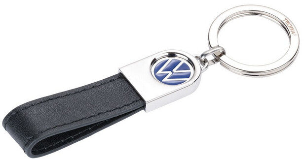 TROIKA VW Lederschlaufe Nøglering Sort