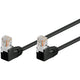 Goobay 96085 netværkskabel Sort 0,5 m Cat5e U/UTP (UTP)