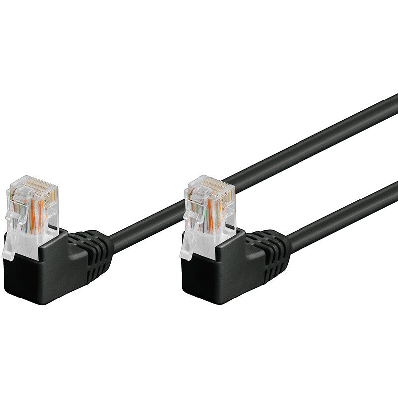 Goobay 96086 netværkskabel Sort 1 m Cat5e U/UTP (UTP)