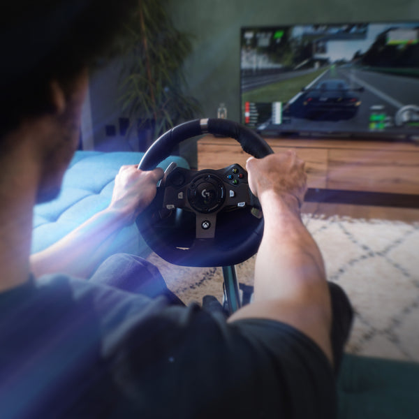 Logitech G G920 Driving Force Sort USB Rat + Pedaler Analog/digital PC, Xbox One, Xbox Series S, Xbox Series X