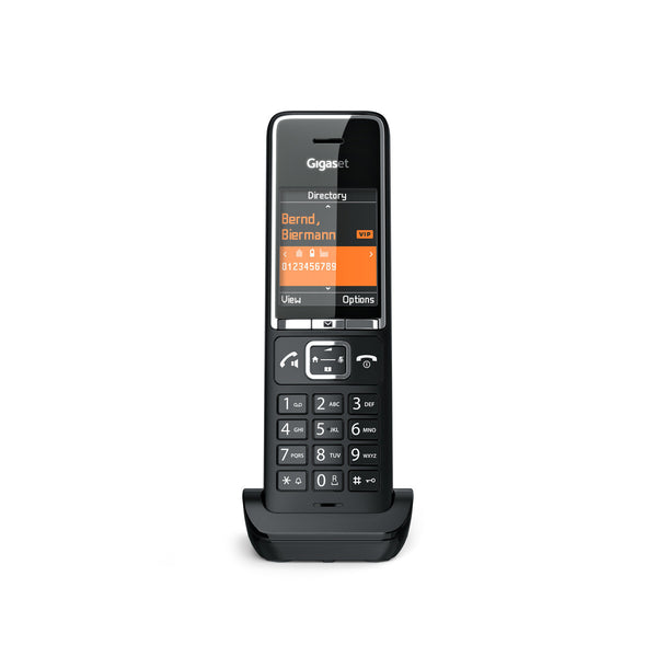Gigaset COMFORT 550HX Analog/DECT-telefon Nummervisning Sort