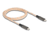 DeLOCK 88288 USB-kabel USB 2.0 1,2 m USB C 0,48 Gbit/sek. 100 W Sort, Kobberfarve, Grå, Transparent