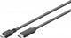 Goobay 67993 USB-kabel USB 2.0 1 m Micro-USB B USB C 0,48 Gbit/sek. Sort
