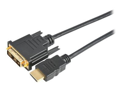 Prokord HDMI-D 0059 videokabel adapter 5 m HDMI Type A (Standard) DVI-D Sort