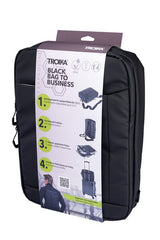 TROIKA BBL63/BK håndtaske og skuldertaske Polyester, Polyurethan (PU), Presenning Sort Mand