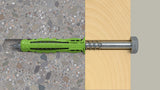Fischer 567811 skrueanker og vægudtag 45 stk Udvidelsesanker 50 mm