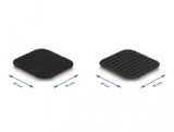 DeLOCK 19108 velcro lynlås Nylon, Polyester Sort 1 stk