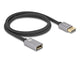 DeLOCK 81079 DisplayPort kabel 1 m Sort, Grå