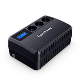 CyberPower LCD BU650EULCD UPS-enhed Interaktivt indgangsstik 0,65 kVA 360 W 3 AC stikkontakt(er)
