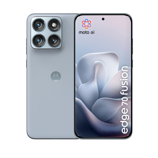 Motorola edge 70 fusion 17,2 cm (6.78") Dual SIM Android 16.0 5G USB Type-C 12 GB 256 GB 7000 mAh Lyse Blå