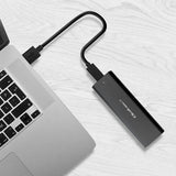 Qoltec 50312 drevkabinet SSD kabinet Sort M.2