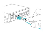 DeLOCK 1m, 2xLC InfiniBand og fiberoptisk kabel LC Turkis