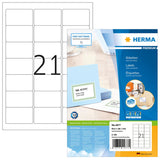 HERMA 4677 adresse- og postetiket Hvid