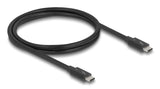 DeLOCK 81249 Thunderbolt kabel 1 m 40 Gbit/sek. Sort
