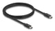 DeLOCK 81249 Thunderbolt kabel 1 m 40 Gbit/sek. Sort