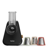 Tefal MB77EN Elektriske rivejern og spiralizer Elektrisk rivejern Plast Sort