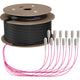 EFB Elektronik O8341S200OM4 InfiniBand og fiberoptisk kabel 200 m 12x SC U-DQ(ZN) BH Beige, Sort, Magenta