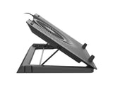 GENESIS Oxid 550 køling til laptop 43,9 cm (17.3") 2800 rpm Sort