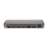 StarTech.com TB4CDOCKUE dockingstation Ledningsført Thunderbolt 4 Sort, Grå