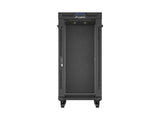 Lanberg FF01-6824-12BL stativ 24U Fritstående reol Sort
