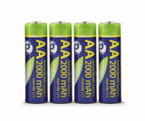 Gembird EG-BA-AA20R4-01 husholdningsbatteri Genopladeligt batteri AA Nikkel-Metalhydrid (NiMH)
