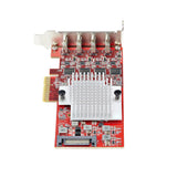 StarTech.com P10Q4C-USB-CARD-LP interface-kort/adapter Intern USB 3.2 Gen 2 (3.1 Gen 2)
