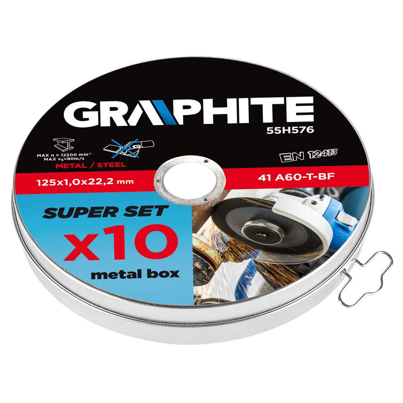Graphite 55H576 tilbehør til elboremaskine 10 stk