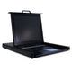 Inter-Tech KVM-1708 rack-konsol 43,2 cm (17") 1280 x 1024 pixel Stål Sort