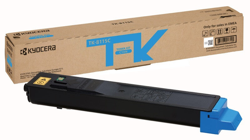 KYOCERA TK-8115C tonerpatron 1 stk Original Blå