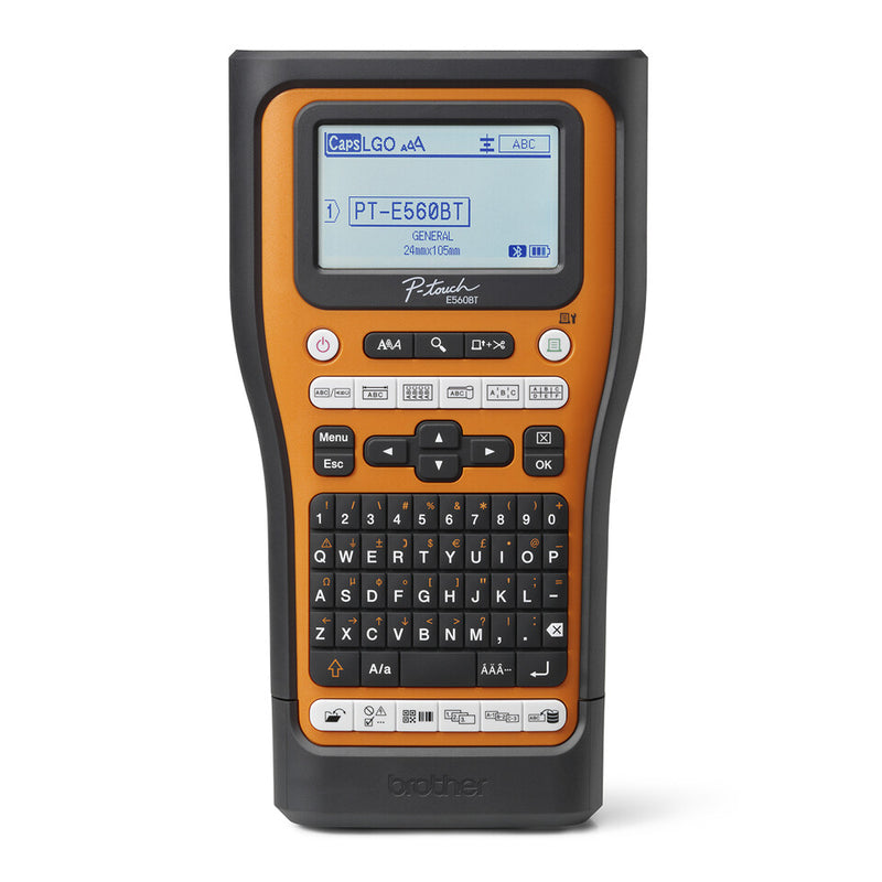 Brother PT-E560BTVP etiketprinter Termisk overførsel 180 x 180 dpi 20 mm/sek. Kabel & trådløs HSE/TZe Bluetooth QWERTY