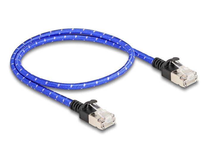 DeLOCK 80376 netværkskabel Blå 0,5 m Cat6a U/FTP (STP)