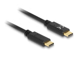 DeLOCK 85356 USB-kabel 0,015 m USB C Sort