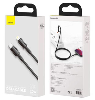 Baseus CATLGD-01 Lightning kabel 1 m Sort