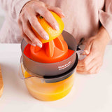 Taurus CITRUS COMPACT Manuel juicer 30 W Sort, Orange, Transparent