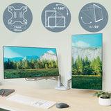 Leitz Ergo pladsbesparende dual monitor arm