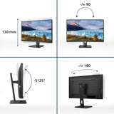 Philips S Line 273S1/00 computerskærm 68,6 cm (27") 1920 x 1080 pixel Fuld HD LCD Sort