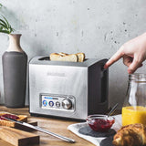 Gastroback Design Pro 2S 9 2 skive(r) 950 W Sort, Rustfrit stål