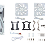 Cooler Master MasterLiquid 240L Core ARGB White Processor Alt-i-en væskekøler 12 cm Hvid