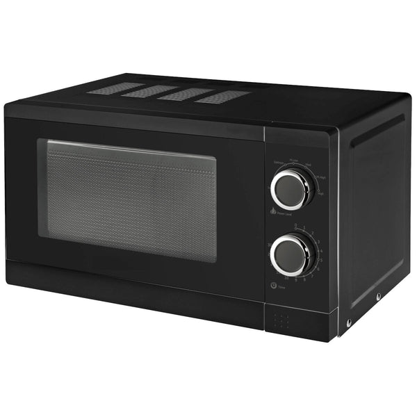 PKM MW700-17UB2B Sort Solo mikroovn Bordplade 17 L 700 W