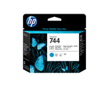 HP 744 Photo Black/Cyan DesignJet Printhead