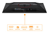 AOC G4 Q27G4SDR computerskærm 67,3 cm (26.5") 2560 x 1440 pixel Quad HD QD-OLED Sort, Rød