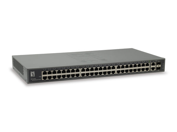LevelOne FGU-5021 netværksswitch Fast Ethernet (10/100) Grå
