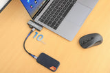 Manhattan 190404 dockingstation Ledningsført USB 3.2 Gen 2 (3.1 Gen 2) Type-C Grå