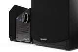 Sharp XL-B517D Home audio micro system 45 W Sort