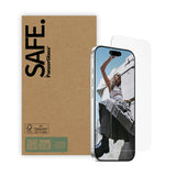 PanzerGlass SAFE. by ® Skærmbeskyttelse iPhone 17 | iPhone 17 Pro | iPhone 16 Pro | Ultra-Wide Fit | Bulk