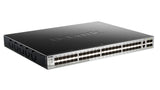 D-Link DGS-3130-54S Administreret L3 Sort, Grå